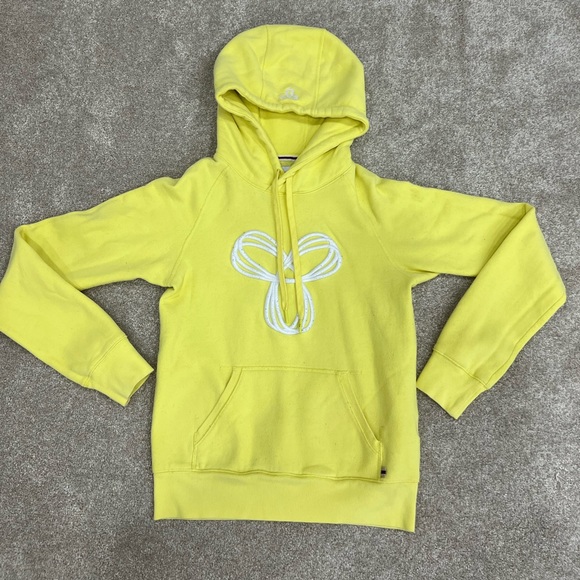 TNA BALTIC LOGO YELLOW HOODIE SIZE XS - Picture 1 of 12
